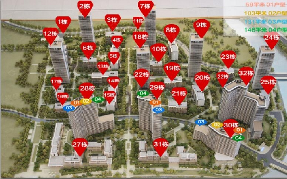 华润小径湾（ 海景房、别墅 ）楼栋信息
